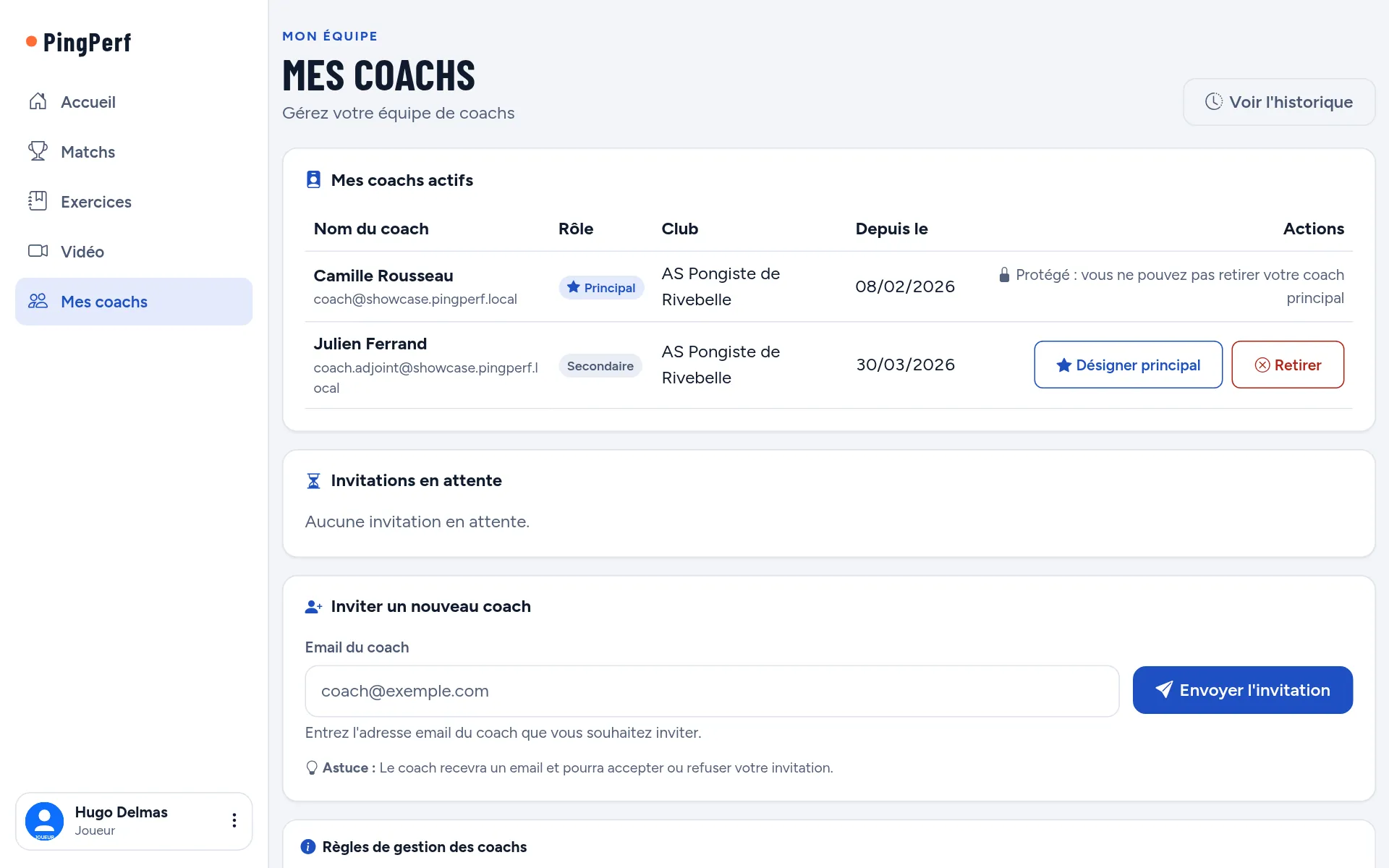 Votre équipe de coachs